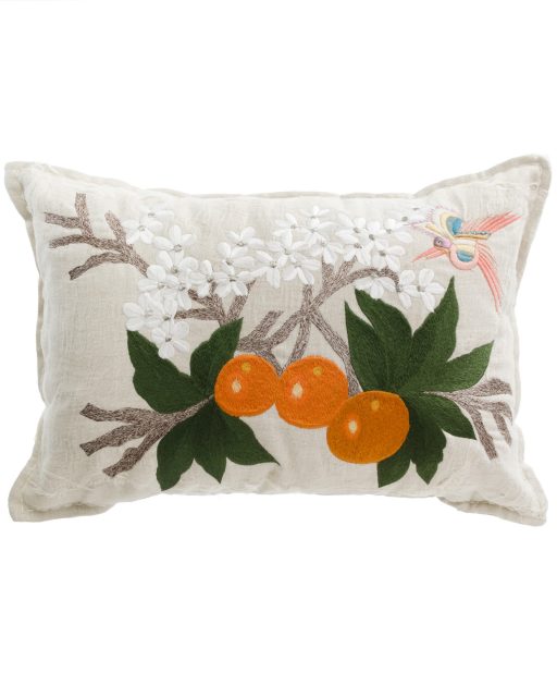Orange blossom bokja cushions
