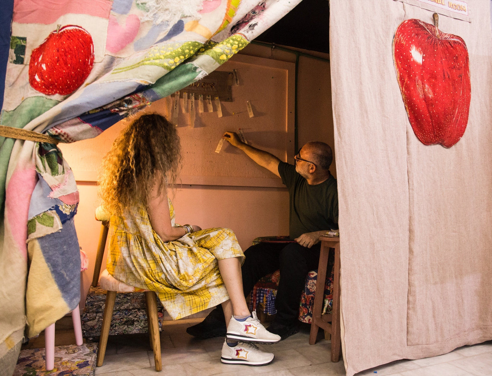The humble stool learns to tell stories