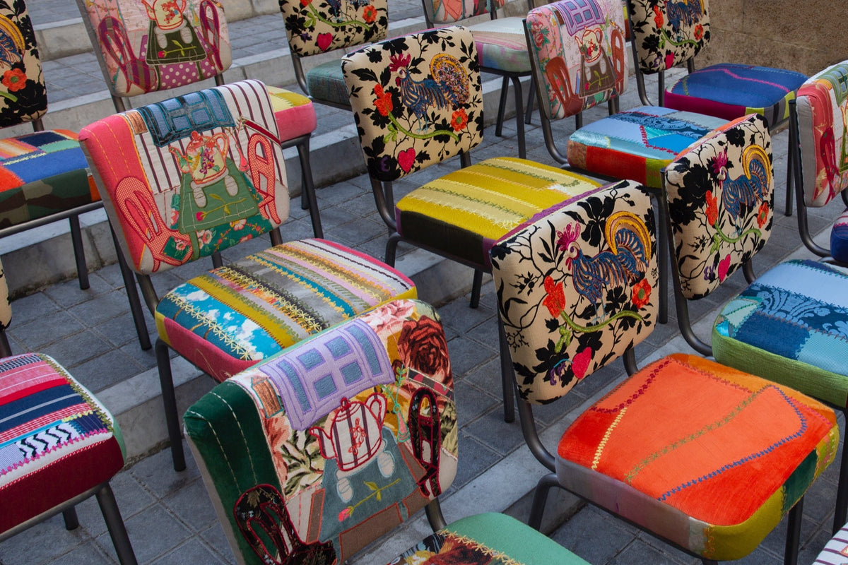 The chair whose profits paint a home