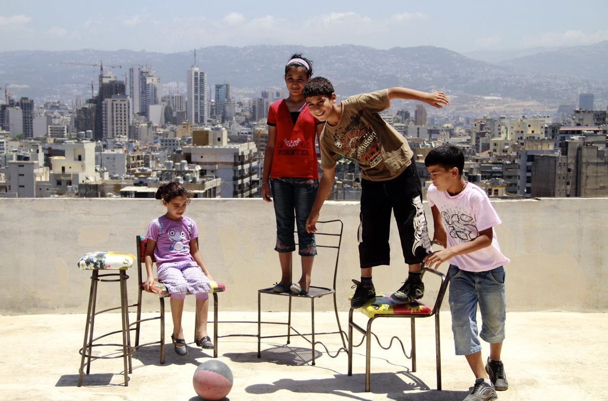 A bench for four, for the children of Debbieh