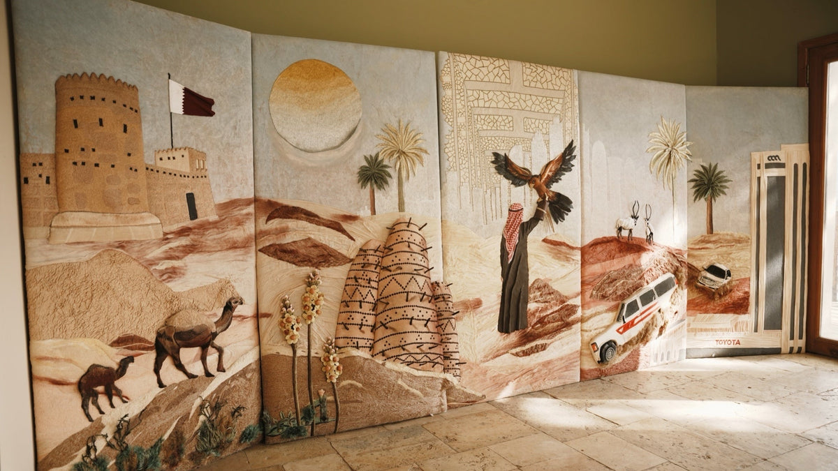 Toyota Qatar Tapestry Installation
