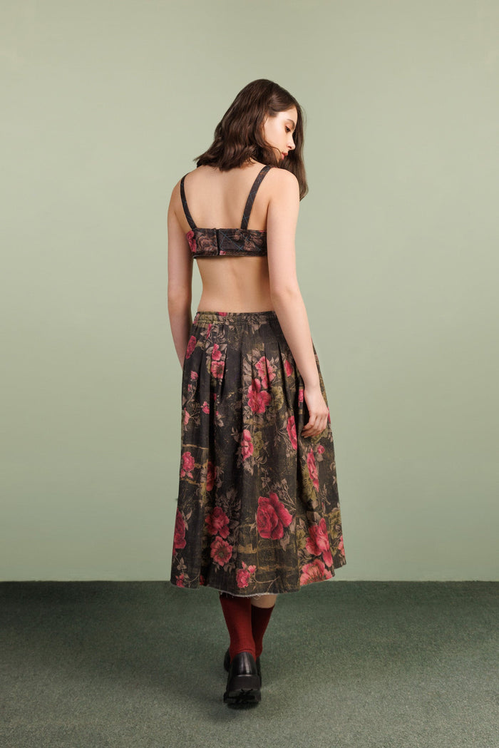 infatuation black silk bralette bokja