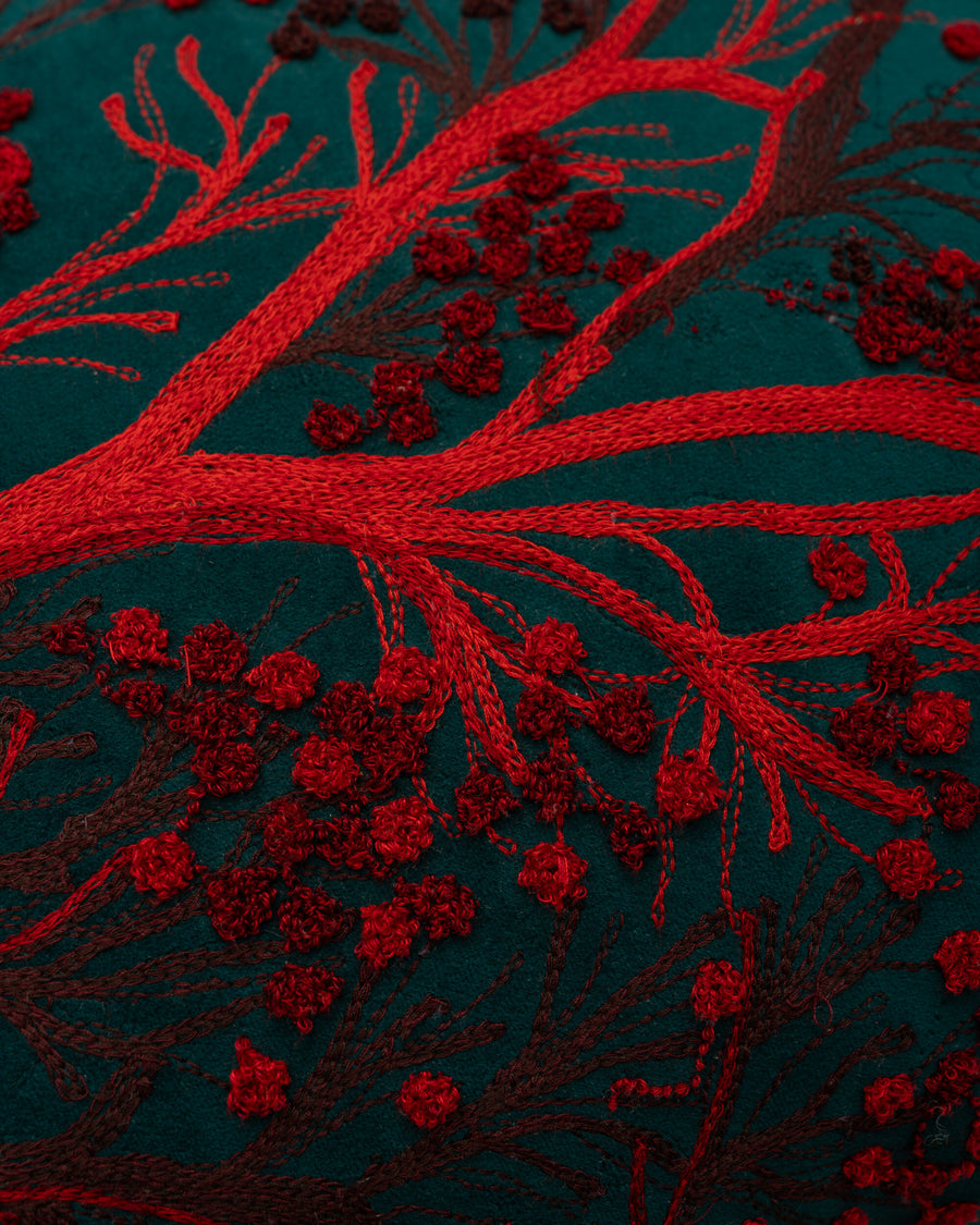 Persuasion embroidery detail close-up