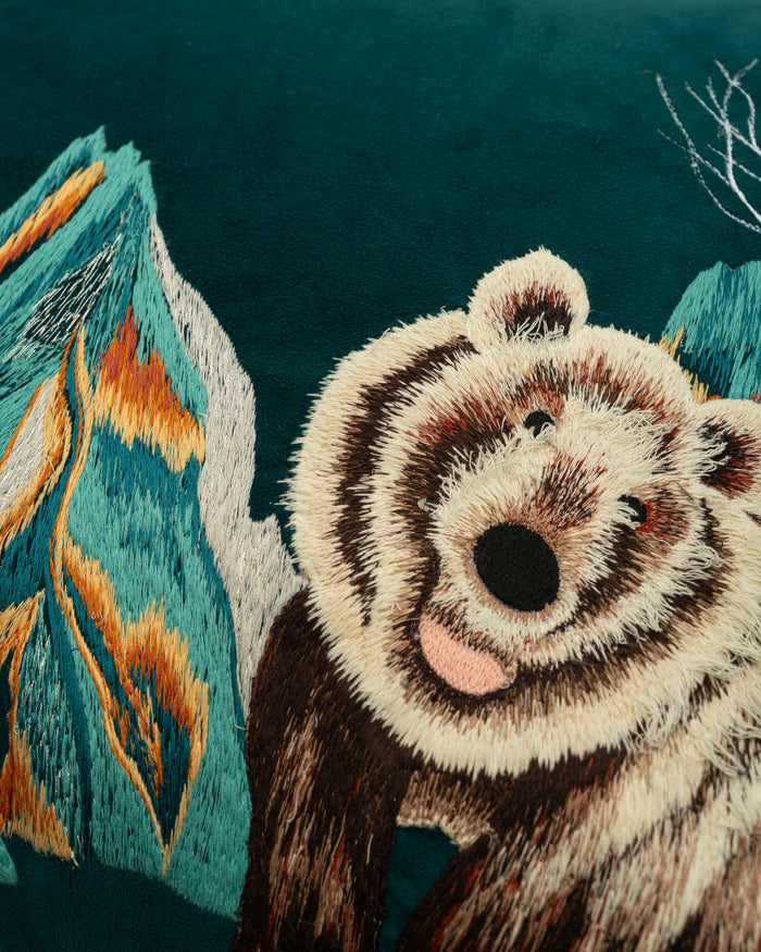 Polaris embroidery detail close-up