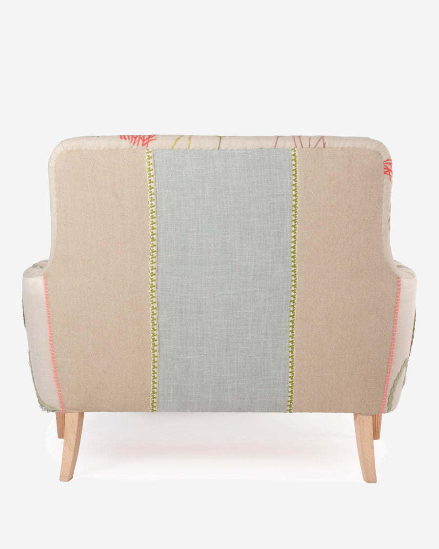 Puccini Sofa in Happy Fern, back view