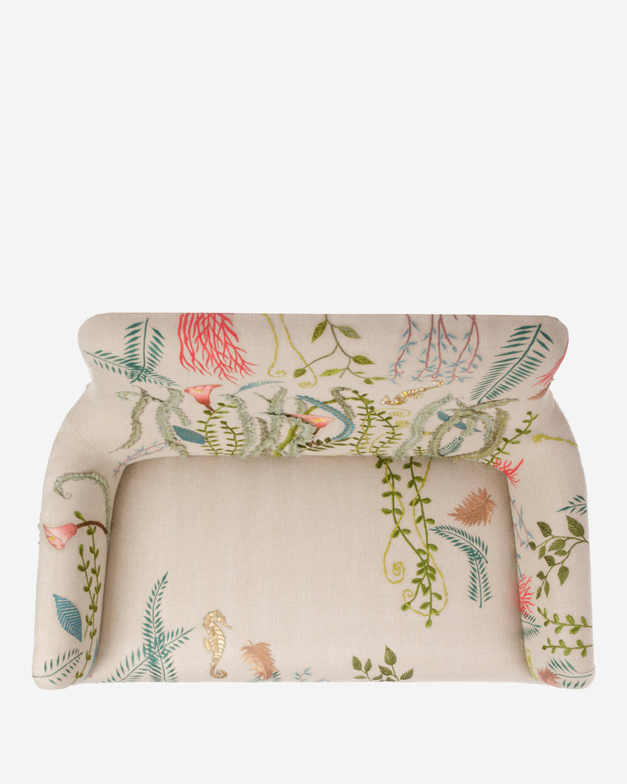 Puccini Sofa in Happy Fern, top view