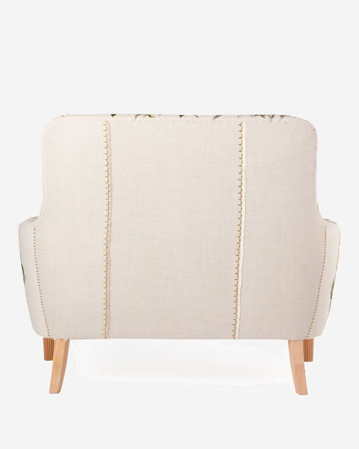 Puccini Sofa in Primavera, back view