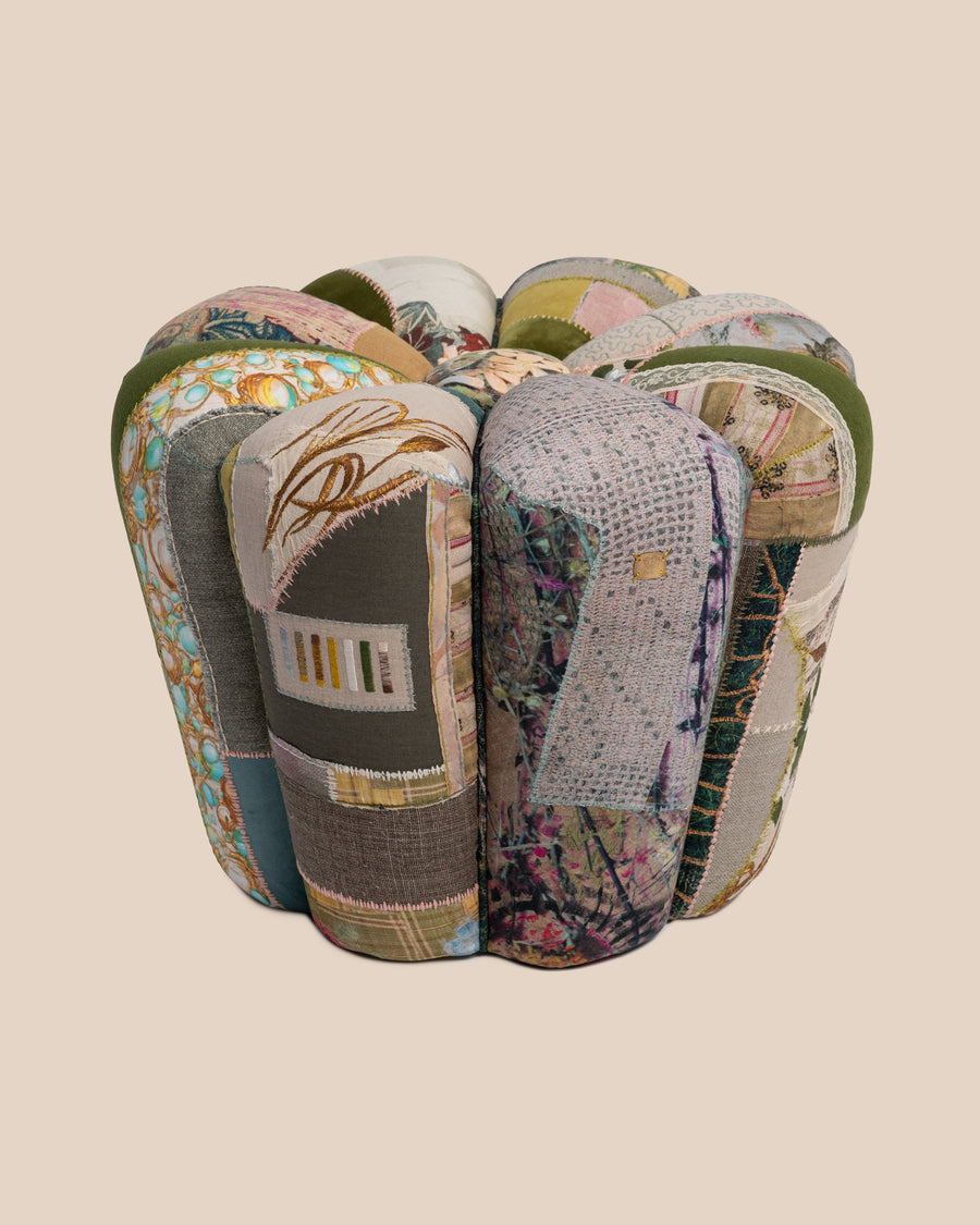 Large Cynzia Pouf Assemblage 31