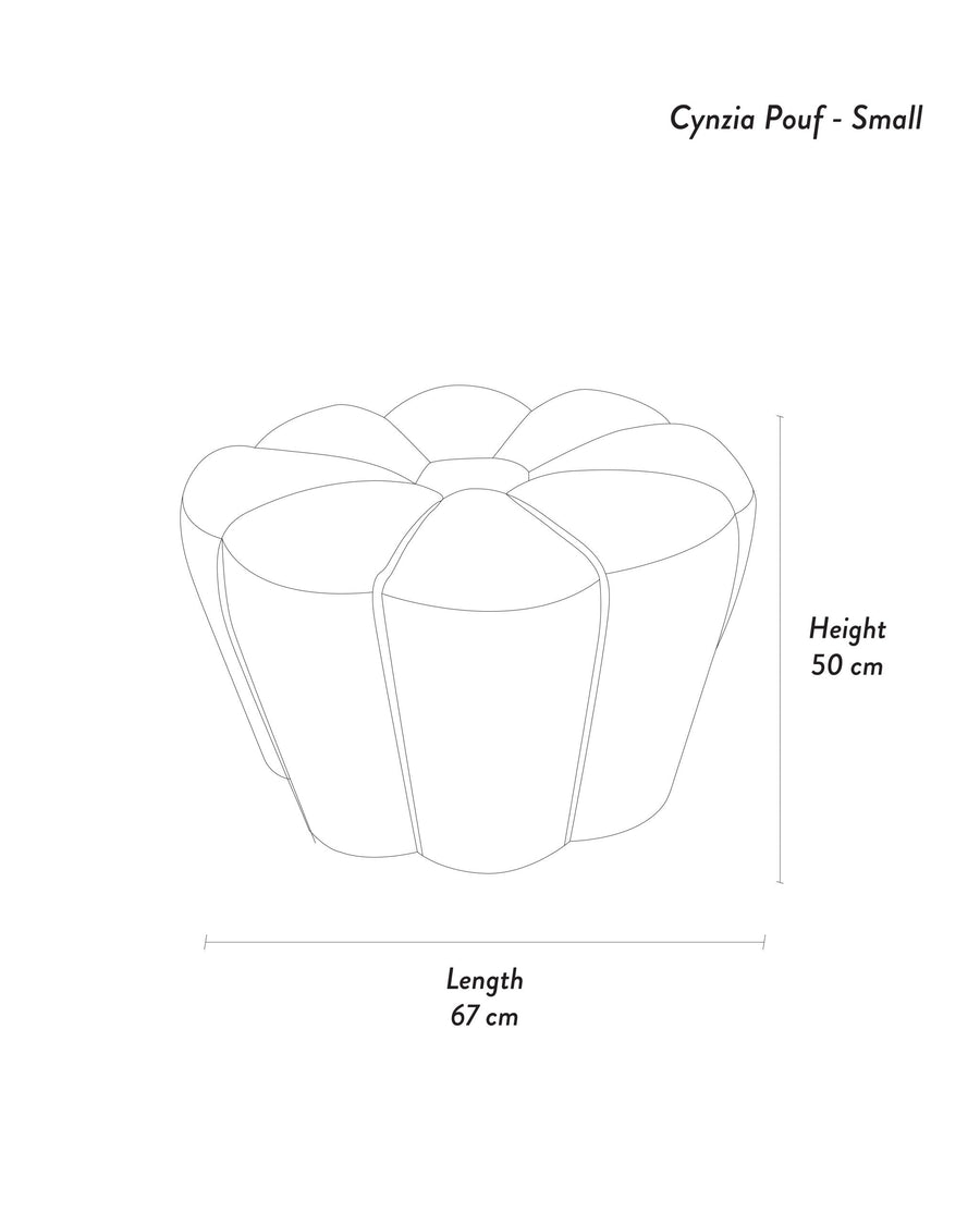 cynzia pouf small