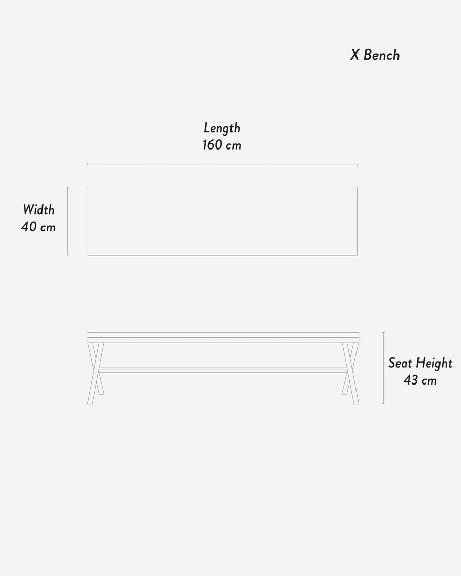 X-Bench in Verde Zak