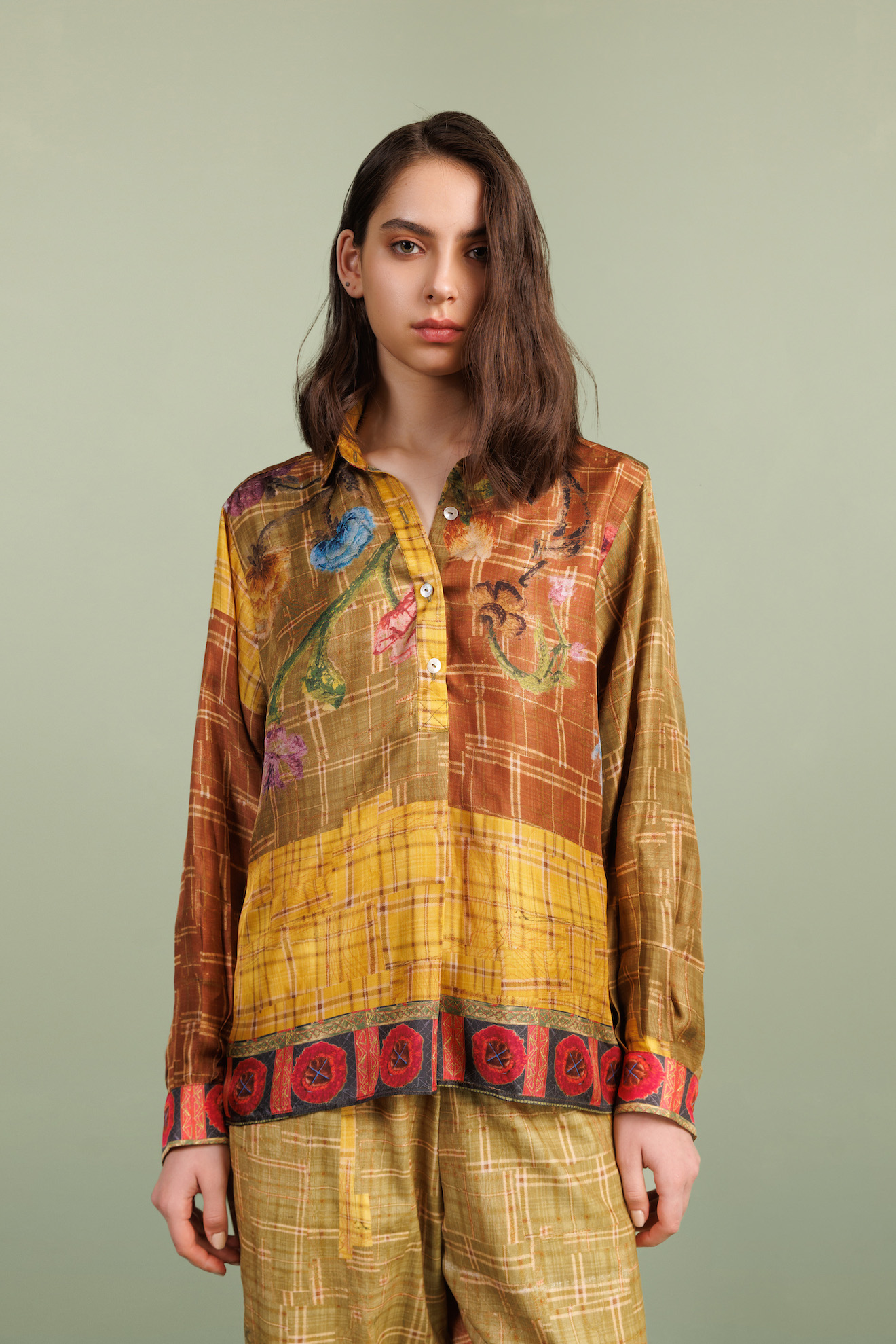 Assemblage 18 bokja Silk shirt