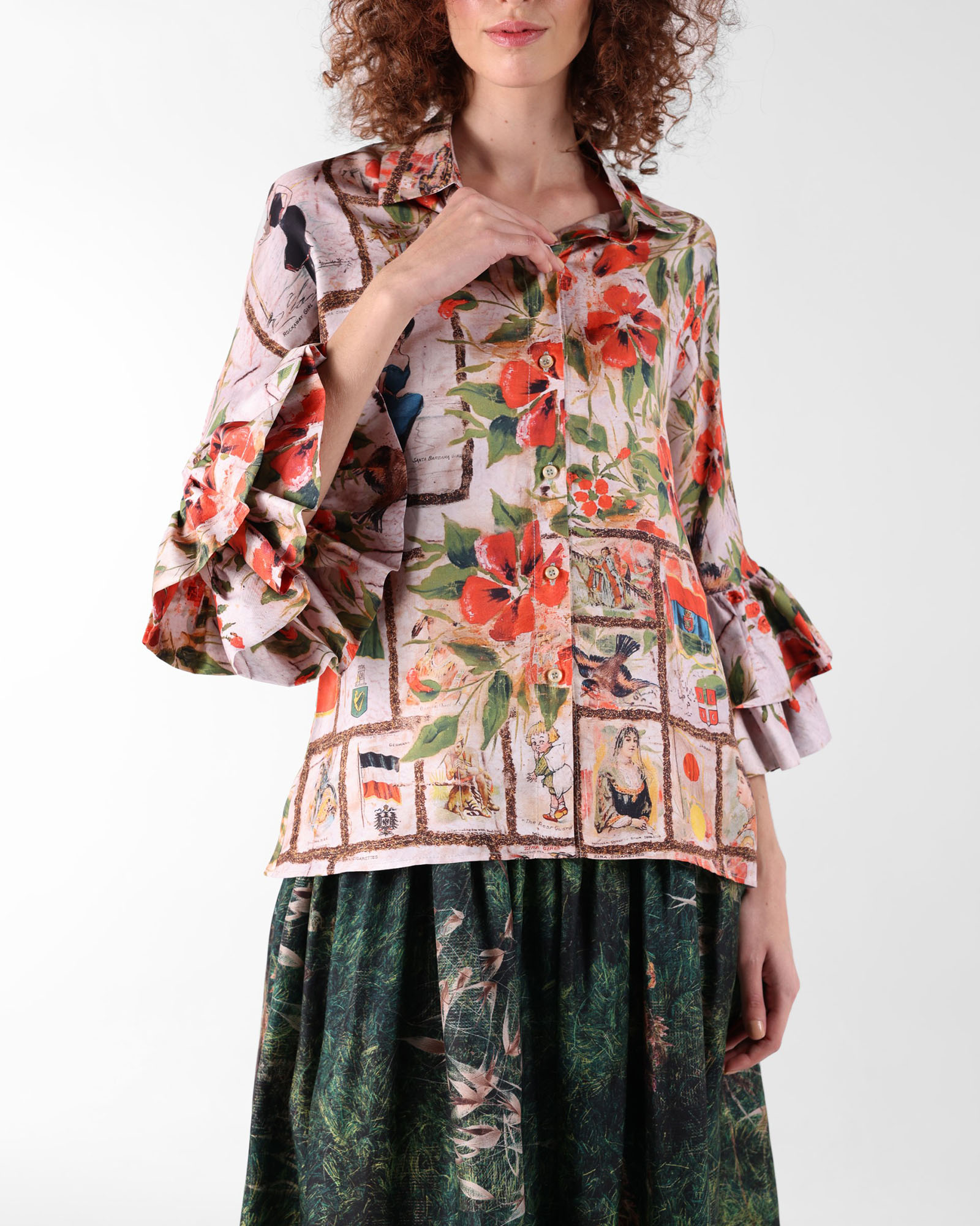 1 ANDALUSIA BLOUSE (SHORT SLEEVE) LADIES